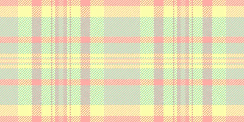 Pastel plaid pattern soft, charming texture ideal for springsummer designs, w Illustrazione stock