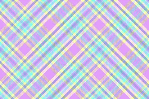 Pastel plaid pattern in soft, cheerful colors. Perfect for spring designs, fa Illustrazione stock