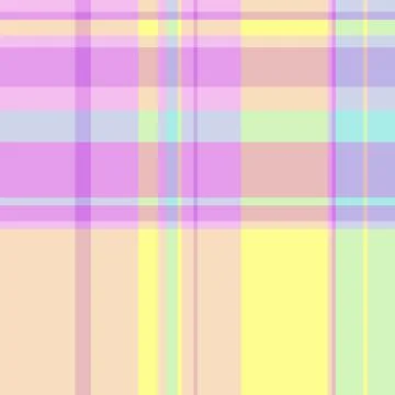 Pastel plaid pattern. Soft, delicate colors create a gentle, optimistic mood. Stock Illustration