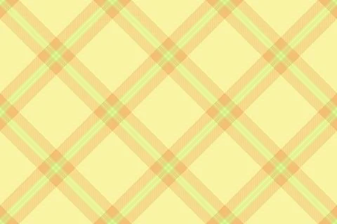 Pastel plaid pattern.  Soft, delicate diamond check design in peach and lim.. Stock Illustration