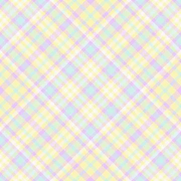 Pastel plaid pattern. A soft, diagonal tartan design in delicate colors. Idea イラスト素材
