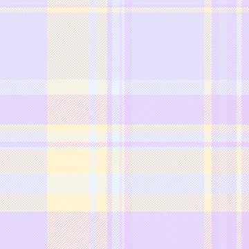 Pastel plaid pattern in soft lavender, cream, and pale blue hues.  Ideal for  Stock Illustration