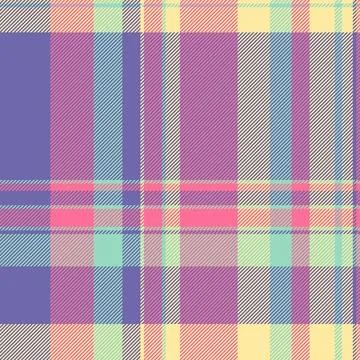 Pastel plaid pattern. Soft, muted colors create a calming and stylish texture Stock Illustration