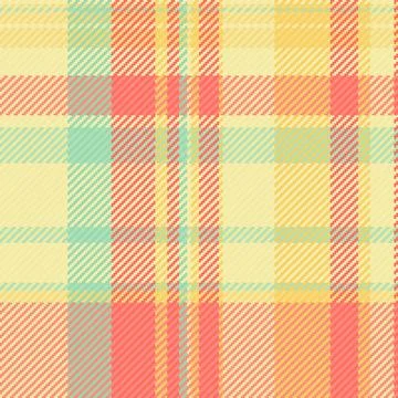 Pastel plaid pattern in soft peach, yellow, and mint green.  Perfect for te.. Illustrazione stock