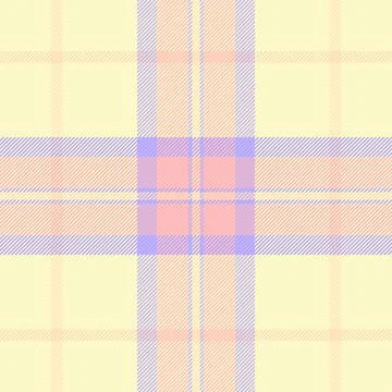 Pastel plaid pattern in soft peach, lavender, and pale yellow.  Perfect for.. Stock Illustration