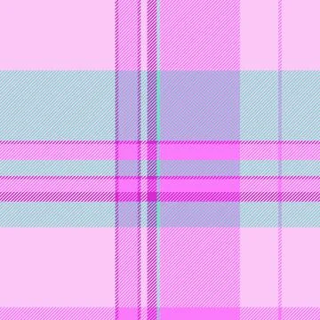 Pastel plaid pattern. Soft pink, purple, and mint green hues create a sweet,  イラスト素材