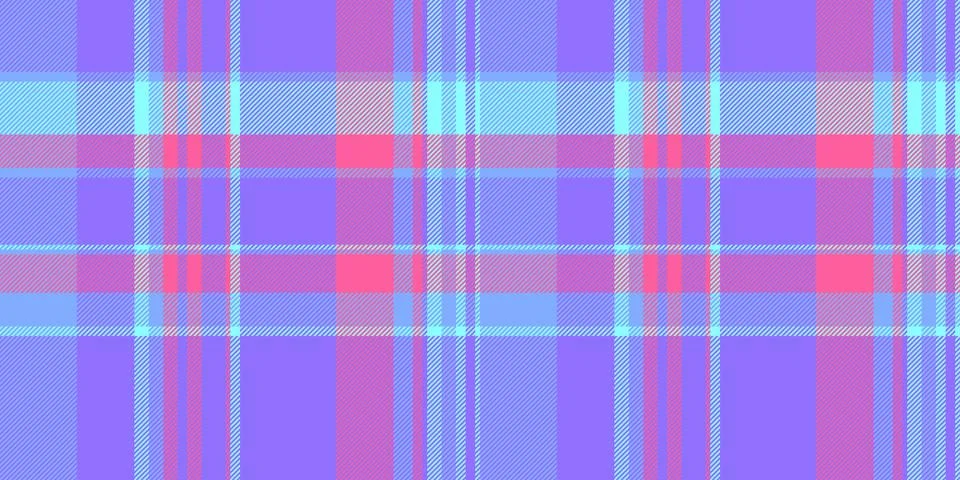 Pastel plaid pattern in soft pink, lavender, and light blue.  Perfect for t.. Illustrazione stock