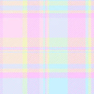 Pastel plaid pattern. Soft, springlike hues create a calming, stylish texture Illustrazione stock