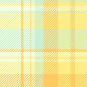 Pastel plaid pattern in soft yellow, orange, and mint. A versatile background イラスト素材