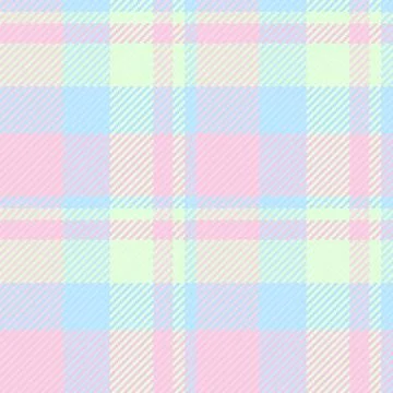 Pastel plaid pattern. Textile background featuring a cheerful and airy design 스톡 일러스트