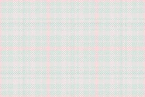 Pastel plaid pattern with a textured effect. Soft pink and teal hues create a Stock Illustration