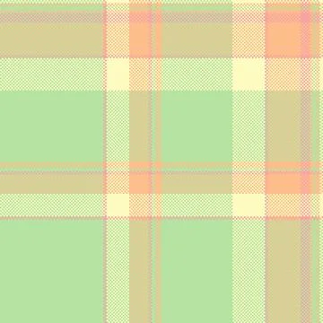 Pastel plaid pattern. A versatile, retro inspired pixelated design in light g Stock Illustration
