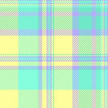 Pastel plaid pattern in yellow, mint green, and lavender.  Perfect for textil Illustrazione stock