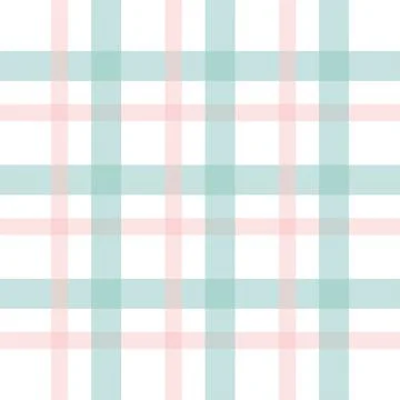 Pastel Plaid Seamless Pattern Background イラスト素材