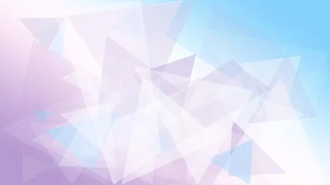 Pastel polygon triangles overlap in a soft abstract pattern with a subtle g.. Stock Illustration
