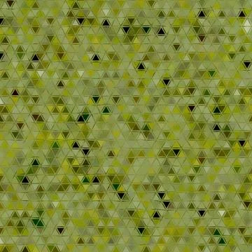 Pastel polygonal pattern in green and yellow triangles Stock Illustration