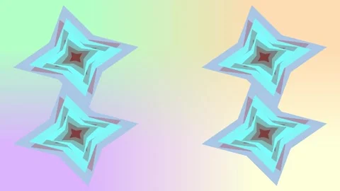 Pastel pop art flower pattern video loop Stock Footage 341721249