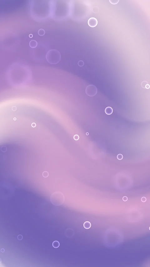 Pastel Purple Abstract Background Loop with Soft Swirls and Bokeh Circles Видео 330311169