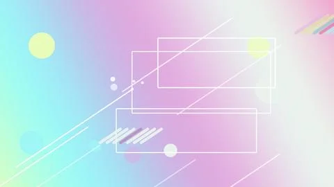 Pastel purple abstract frames with diagonal accents and floating circles cr.. Stock Illustration