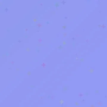 Pastel purple background featuring small colorful star patterns, ideal for .. Illustrazione stock