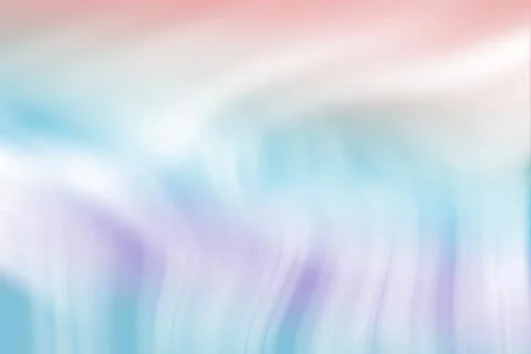 Pastel Rainbow Abstract Background | Soft Pink, Blue &amp; Purple Wave Stock Illustration