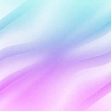 Pastel Rainbow Abstract Wave Background with Blue Purple and Pink Gradients Stock Illustration