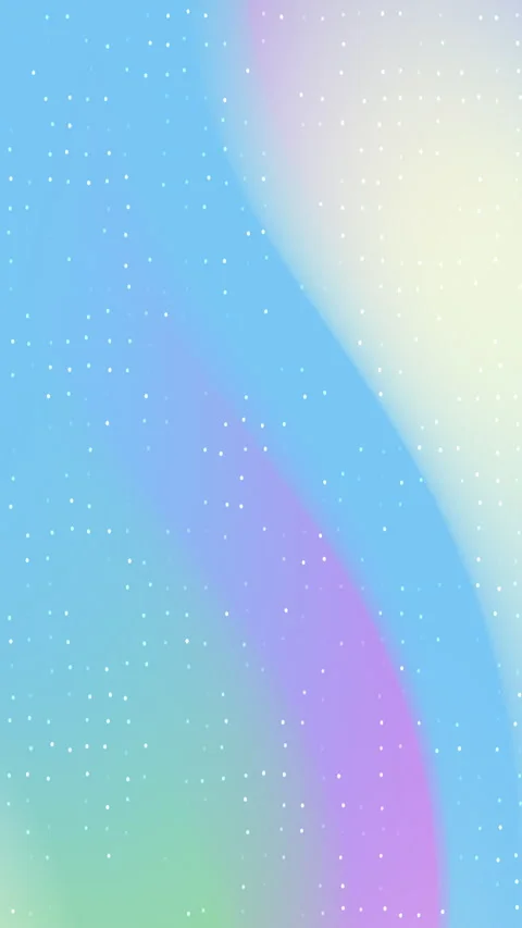 Pastel rainbow gradient background features tiny white dots. Video stock 299256468