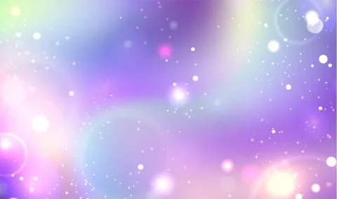 Pastel rainbow gradient background with glitter Stock Illustration