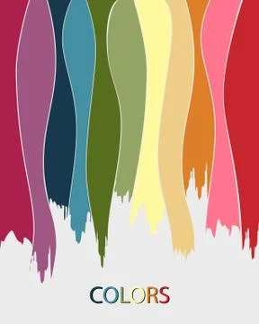 Pastel rainbow gradient colors Stock Illustration