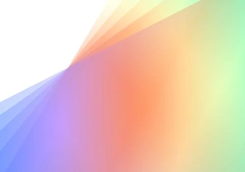 Pastel rainbow layer abstract background Stock Illustration