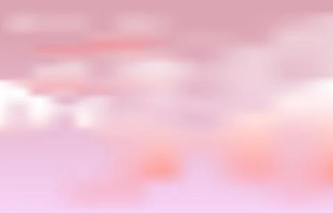 Pastel Red Pink Cloud Sky Beautiful View Background Stockillustratie