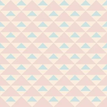 Pastel retro seamless pattern Stock Illustration