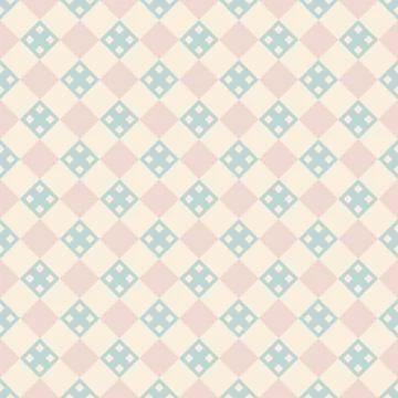 Pastel retro vector seamless pattern Stock Illustration