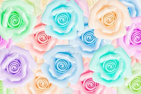 Pastel Rose (Ceramic ) pattern background Stock-Fotos