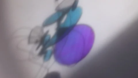 Pastel Shapes Floating Gracefully Stock Footage 304435576