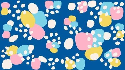 Pastel soft bubble navy background Stock-Illustration
