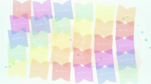 Pastel Speech Bubble Animation: Abstract Conversation Dialogue Messaging Ba.. Stock Footage 344639407