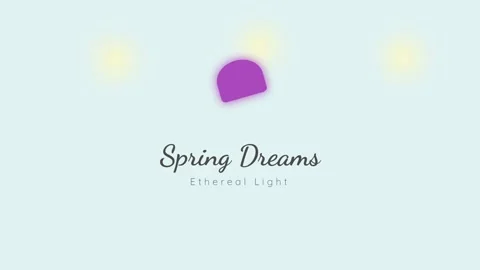 Pastel Spring Dream Aesthetic Background with Abstract Shapes and Gentle Colo Video stock 336880006