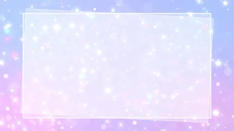 Pastel star frame background soft lavender pink gradient, glowing bokeh, white r Stock Footage 340397918