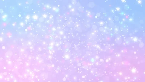 Pastel star sparkle background blue and pink glow, dreamy bokeh circles, gentle Vídeos de archivo 334100188