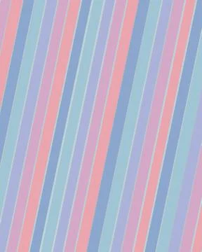 A pastel striped abstract pattern in soft pink, blue and light purple creat.. Stock Illustration