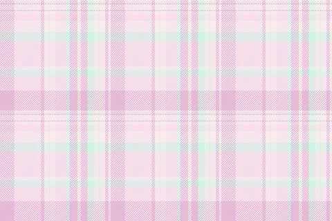 Pastel tartan pattern. Delicate pink and mint hues evoke softness and serenit イラスト素材