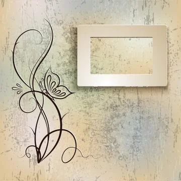 Pastel texture, pattern and frame Stock Illustration