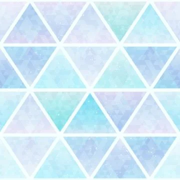Pastel triangle seamless pattern. Illustrazione stock