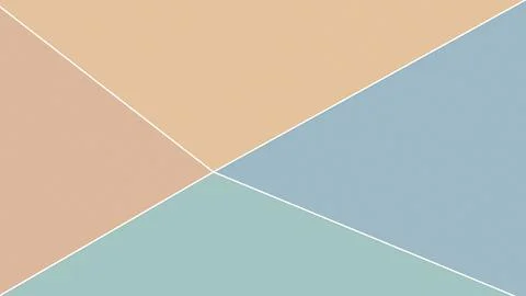 Pastel triangular planes intersect beneath fine white lines, creating a ref.. Stock Illustration