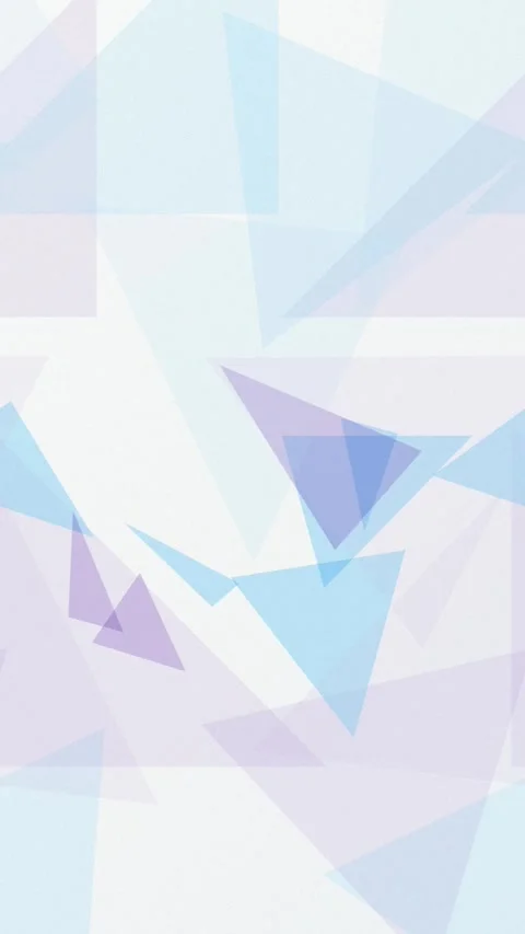 Pastel triangular polygon shapes overlapping seamless loop motion Stock Footage 346571067