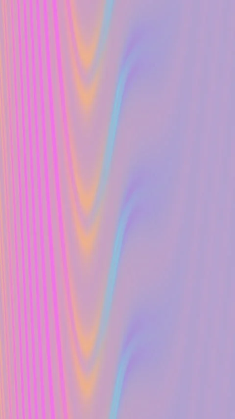 Pastel vertical lines blend creating iridescent wavy patterns. Stock Footage 297910020