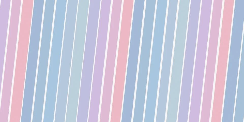 A pastel vertical stripe pattern in soft pink and blue creates a calm, mode.. 스톡 일러스트