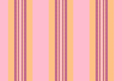 Pastel vertical stripes seamless pattern. Soft pink and gold shades. Textile  Stock Illustration