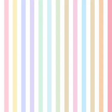 Pastel Vertical Stripes Seamless Pattern Soft Color Background 库存插图